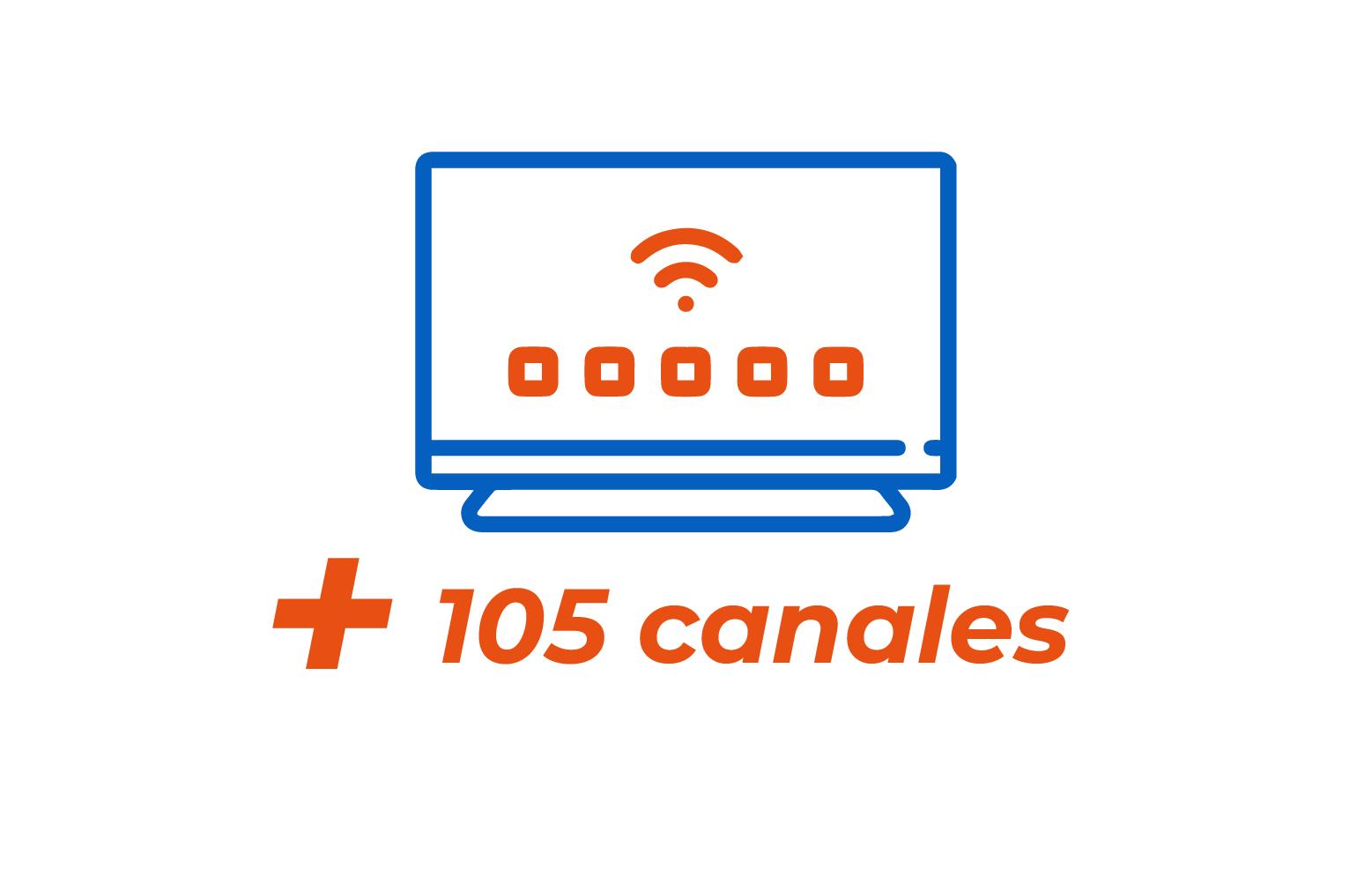 mas de 105 canales